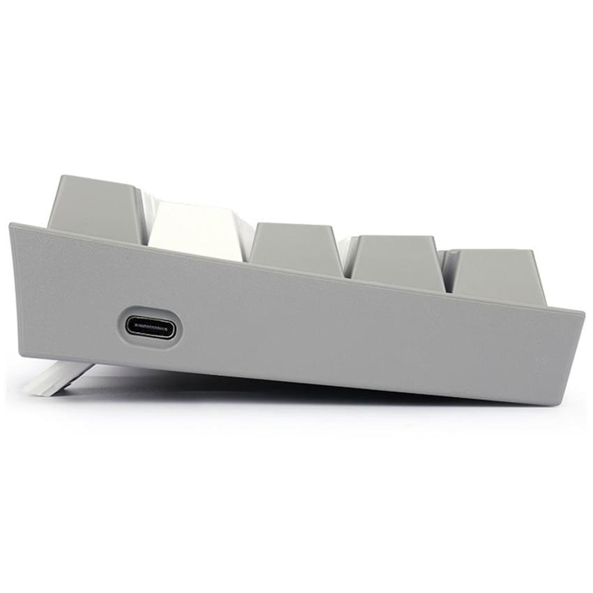 Teclado Redragon Fizz Pro Mecanico Blanco Gris Switch Red